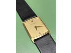 Vintage Bucherer Ultra Thin Mens Watch Solid 18k Exquisite Timepiece
