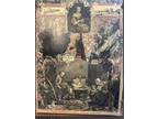 Original Victorian Decoupage Panels 3 As Is