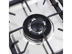 Stainless Steel 5 Burners Stove Top Built-In Gas Propane Stove Cooktop Stove USA