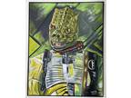 Bossk Star Wars Pop Art Painting Original 16x20 Kenner The Empire Strikes Back