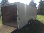 enclosed cargo trailer for sale 24ft x 8.5 dual axle 2016 great condition