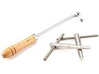 Trumpet Dent Curved Neck Maintenance Repair Tool 2 Balls for Saxophone Alto Sax