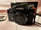 Minolta XE-7 Mint in Box, 35mm SLR Film Camera Body Fully Functional, CLA'd.