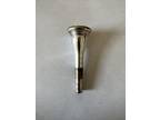 Vintage FRENCH HORN Mouthpiece SILVER Plated