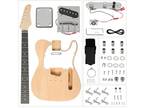 DIY 6 String TL Style Electric Guitar Kits with Mahogany Body Maple Neck - New