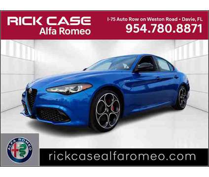 2024 Alfa Romeo Giulia Veloce is a Blue 2024 Alfa Romeo Giulia Sedan in Fort Lauderdale FL