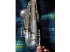 Vintage Buescher Saxophone Low Pitch True Tone Nice Cond. W/Case Acc.