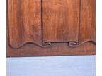 Antique French Gothic Revival Panels in Solid Walnut Wood w/Linen Fold Carvings