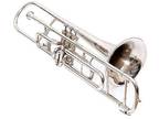 TROMBONE Bb PITCH NICKEL WITH HARD CASE AND MOUTHPIECE