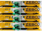 (Lot of 4) Zebco Rambler 5'3" Medium Telescopic Spincast Combo 21-40484