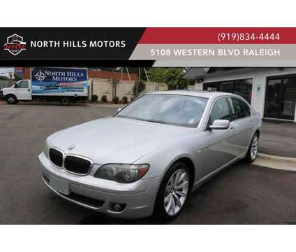 2008 BMW 7 Series for sale is a Silver 2008 BMW 7-Series Car for Sale in Raleigh NC