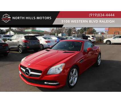 2015 Mercedes-Benz SLK-Class for sale is a Red 2015 Mercedes-Benz SLK Class Car for Sale in Raleigh NC