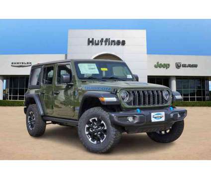 2024NewJeepNewWrangler 4xeNew4x4 is a Green 2024 Jeep Wrangler Rubicon SUV in Lewisville TX