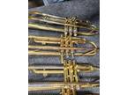 Lot Of 4 Trumpet Yamaha And Besson