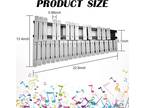 32 Keys Glockenspiel,Foldable Aluminum Xylophone,with 4 Mallets、 Carrying Bag