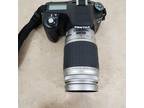 Pentax K100D Digital SLR Camera DSLR + 75-300mm & 18-55m Lens K100 D