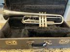 1974 Silver Vincent Bach Mercedes II Trumpet with Pearl Keys, Case, Mouthpieces