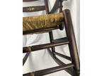 Child’s Rocking Chair Antique Step-back Arms Painted 19th Century