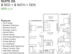 The Apex at Acre 21 - 2 Bedroom, 2 Bathroom + Den