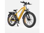 ENGWE E26 Electric City Bicycle 26" Fat Tire E-bike NEW Yellow UL 2849 Certified