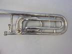 Nice Maestro Nickel Silver F Attachment Trombone + Case