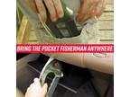 Ronco Pocket Fisherman, Portable Fishing Rod, Foldable Compact Design - NEW