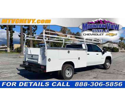 2024 Chevrolet Silverado 3500HD CC Work Truck is a White 2024 Chevrolet Silverado 3500 H/D Truck in Upland CA