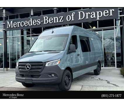 2024 Mercedes-Benz Sprinter Crew Van is a Blue 2024 Mercedes-Benz Sprinter 2500 Trim Van in Draper UT
