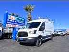 2017 Ford Transit T-250 Medium Roof Cargo Van with Shelves & Drop Down Ladder