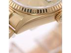 SERVICE PAPER Rolex President Day Date 36mm Champagne 18038 Quick Set Gold Watch