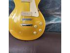 Electric guitar gold top P90 Pickup Solid Mahogany and neck 22 frets 6 tring hai