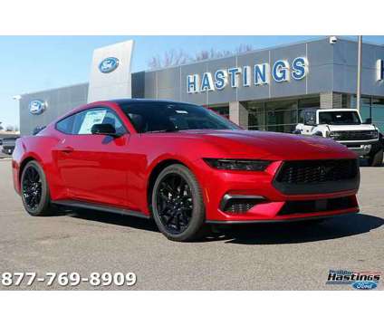 2024 Ford Mustang EcoBoost Premium is a Red 2024 Ford Mustang EcoBoost Premium Coupe in Greenville NC