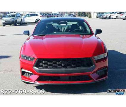 2024 Ford Mustang EcoBoost Premium is a Red 2024 Ford Mustang EcoBoost Premium Coupe in Greenville NC