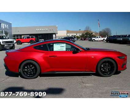 2024 Ford Mustang EcoBoost Premium is a Red 2024 Ford Mustang EcoBoost Premium Coupe in Greenville NC