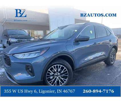 2024 Ford Escape Plug-In Hybrid is a Blue 2024 Ford Escape Hybrid in Ligonier IN