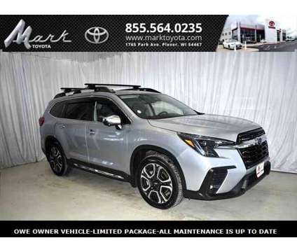 2023 Subaru Ascent Limited All Wheel Drive is a Silver 2023 Subaru Ascent SUV in Plover WI