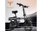ENGWE T14 City Electric Bicycle Folding 350W 14" Fat Tire Bike 10Ah NEW UL 2849