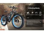 2000W E-Bike K800 Elect Bicycle 26" FatTire 48V Dual Motor Keteles 23Ah 21 Speed