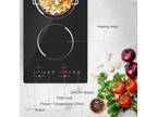 Induction Cooktop 2 Burner Electric Stove Top Electric Cooktop Touch Screen 110V