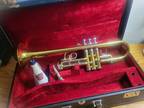 Rare Vintage Getzen Trumpet 590C STD Symphonic in C with case, accessories