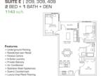 The Residences at Grasslands - 2 Bedroom, 1 Bathroom + Den