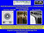 Business For Sale: Dry Cleaner Plant Equipment & Drop Stores