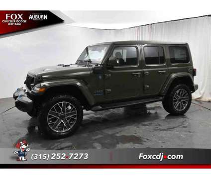 2024NewJeepNewWrangler 4xeNew4x4 is a Green 2024 Jeep Wrangler Car for Sale in Auburn NY