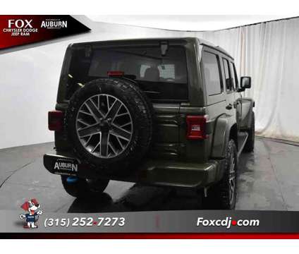 2024NewJeepNewWrangler 4xeNew4x4 is a Green 2024 Jeep Wrangler Car for Sale in Auburn NY