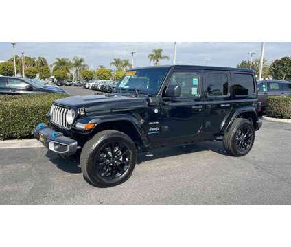 2024 Jeep Wrangler 4xe Sahara is a Black 2024 Jeep Wrangler Car for Sale in Cerritos CA