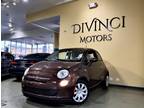 2013 FIAT 500 Pop Brown, Elegant Color Combo! Low Miles! Manual!