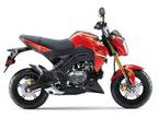 2023 Kawasaki Z125 PRO Firecracker Red