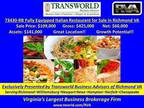 Business For Sale: Fully Equipped Italian Restaurant