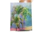 Beautiful Palm Tree Sunset Painting On Canvas