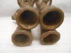 Antique Cast Iron Claw and Glass Ball Piano Stool Feet Set of 4 Holtzman & Sons